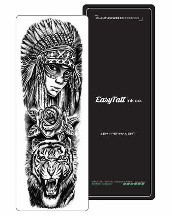 (Full Sleeve) Last Tribe - Semi-Permanent Tattoo