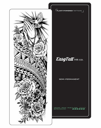 (Full Sleeve) Prayer - Semi-Permanent Tattoo