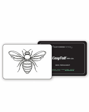 Bee Squiggle - Semi-Permanent Tattoo