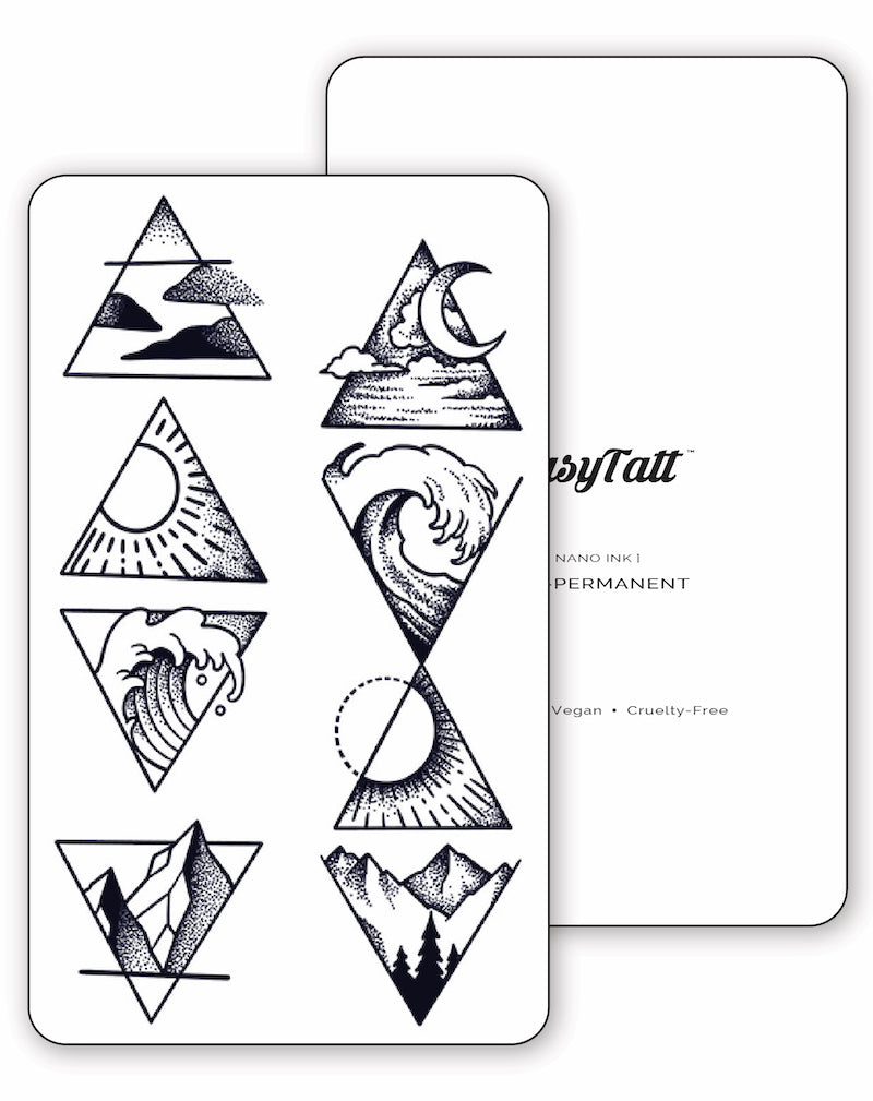 Geometric Nature SemiPermanent Tattoo EasyTatt™