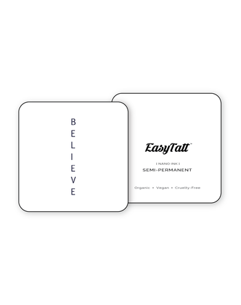 Believe - Semi-Permanent Tattoo