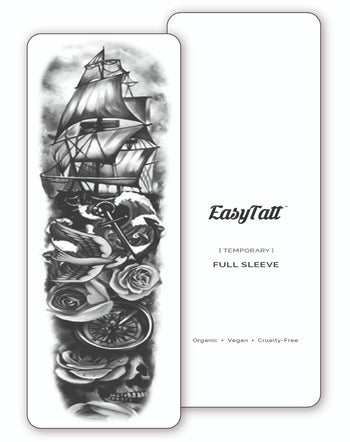 (Full Sleeve) Navigate - Temporary Tattoo