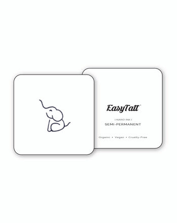 Baby Elephant x 2 - Semi-Permanent Tattoo