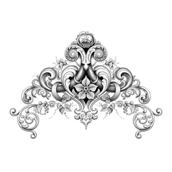 Baroque Filigree Decoration - Temporary Tattoo