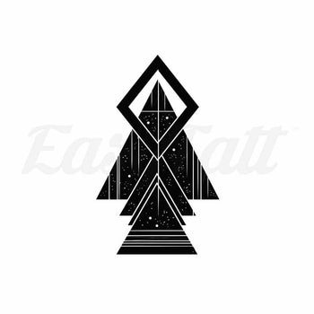 Black Shape - By Jen - Temporary Tattoo