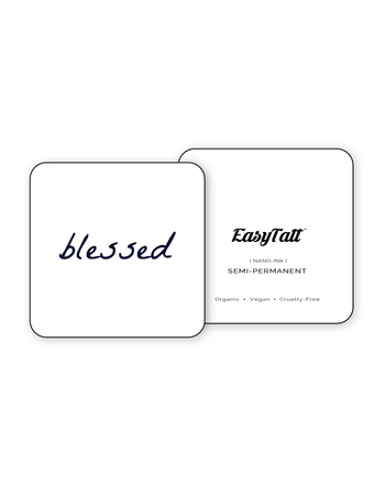 Blessed x 2 - Semi-Permanent Tattoo