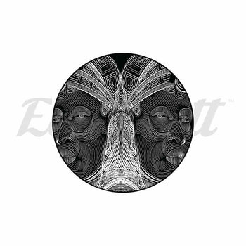 Dark Mystery - By Jen - Temporary Tattoo