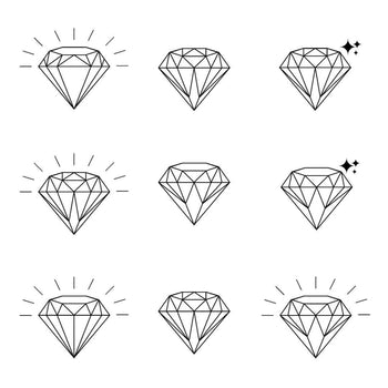 Diamond Set - Temporary Tattoo
