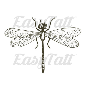 Dragonfly - Temporary Tattoo