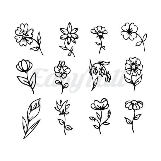 Flower Power Temporary Tattoo EasyTatt™