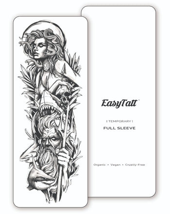 (Full Sleeve) Greek Gods - Temporary Tattoo