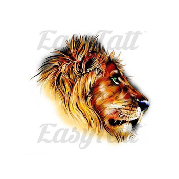 Lion - Temporary Tattoo