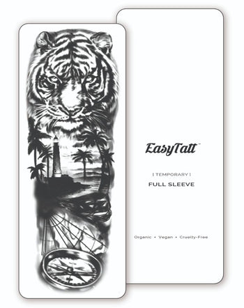 (Full Sleeve) Paradise Lost - Temporary Tattoo