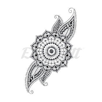 Lotus Leaves - By Georgia Mason - Temporary Tattoo