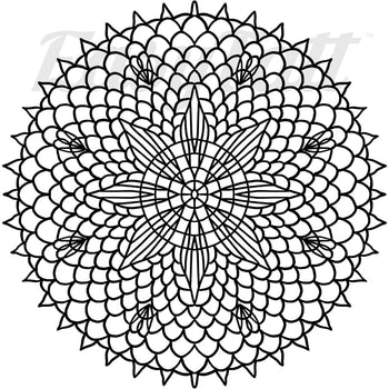 Mandala - By Didi Fox - Temporary Tattoo