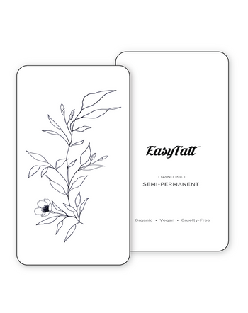 Minimal Leaves - Semi-Permanent Tattoo