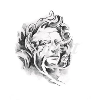 Modern Wizard - Temporary Tattoo