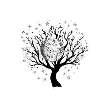 Night Scape - By Georgia Mason - Temporary Tattoo