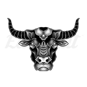 Possessed Bull - Temporary Tattoo
