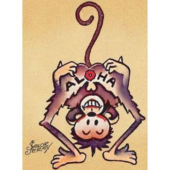 Sailor Jerry Aloha - Temporary Tattoo