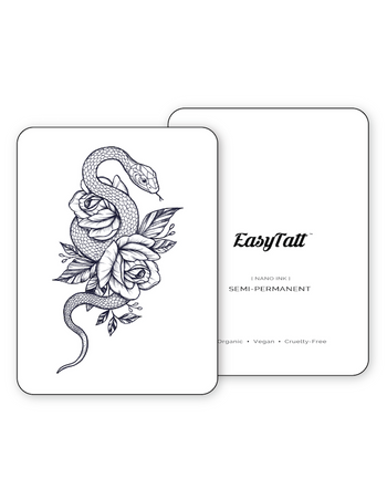 Snake Rose - Semi-Permanent Tattoo