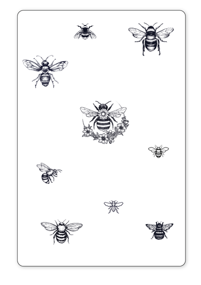 (9 Tattoos) Bee Kind - Semi-Permanent Tattoos