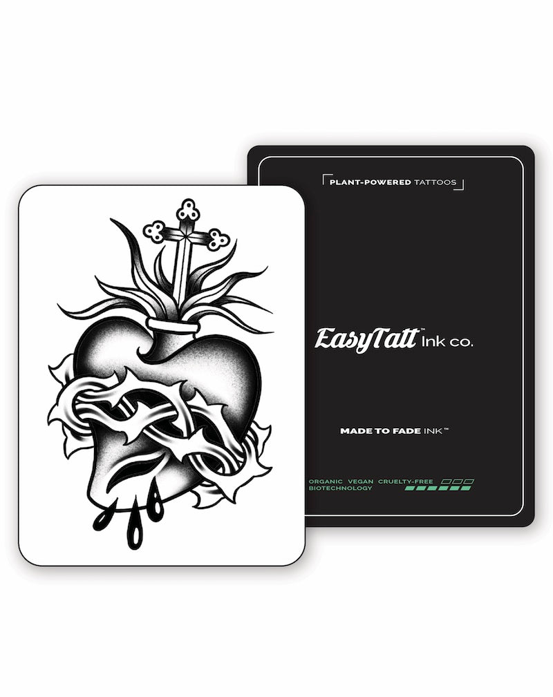 Broken Heart - Semi-Permanent Tattoo