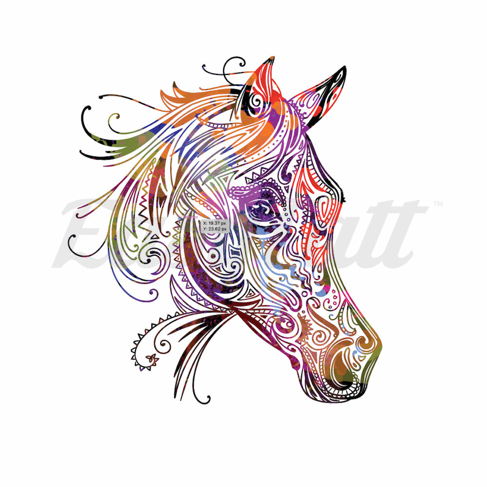 Colourful Horse
