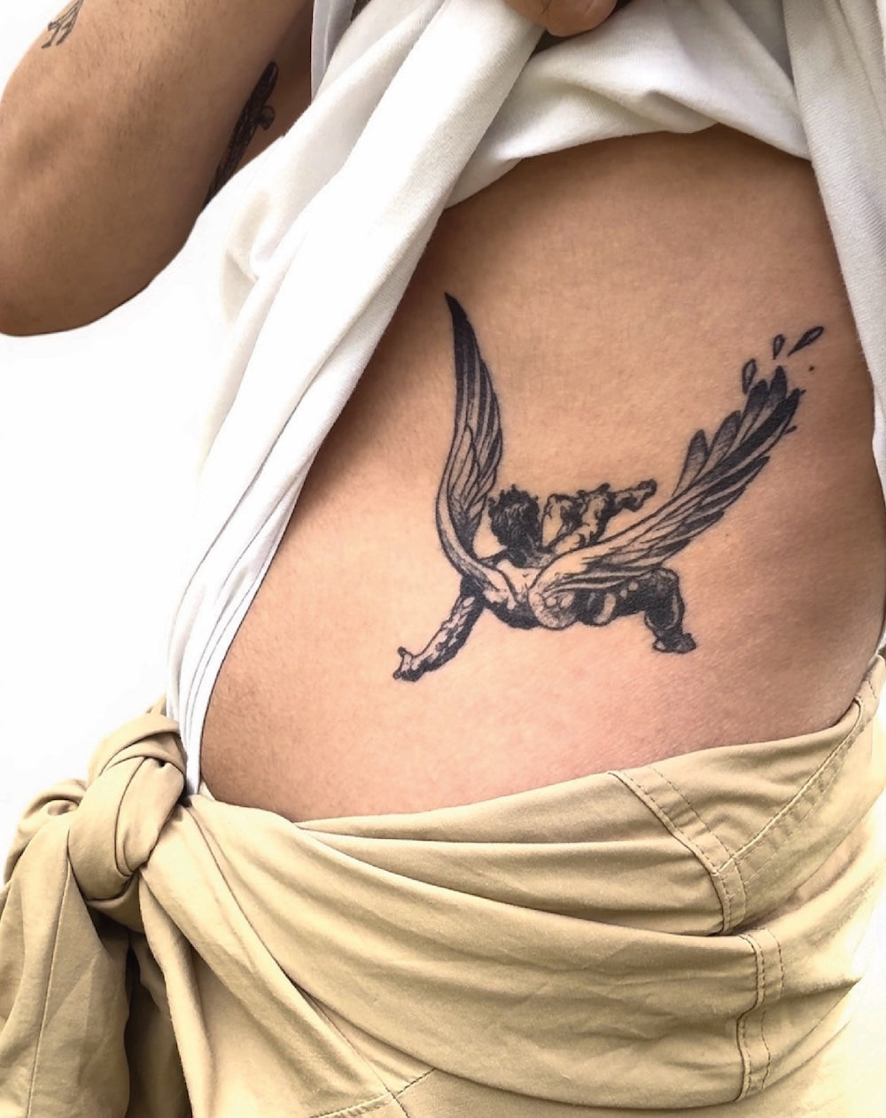 Fallen Angel - Semi-Permanent Tattoo