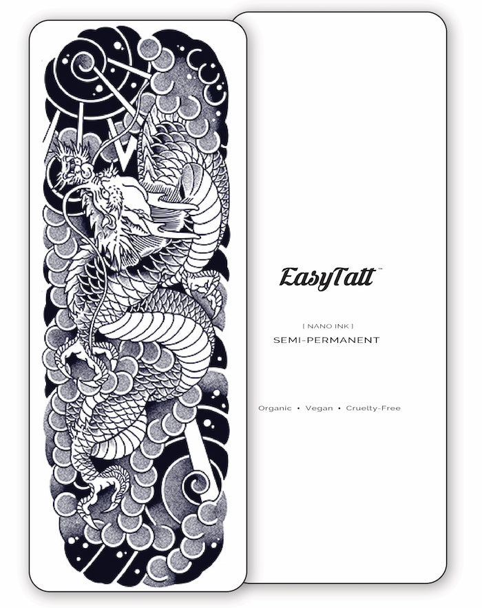 Japanese Dragon SemiPermanent Tattoo EasyTatt™