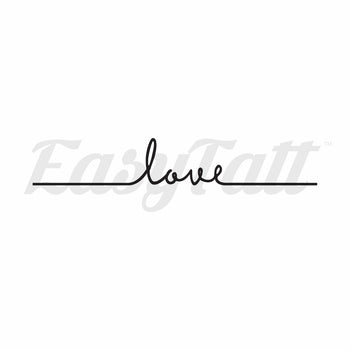 Love - Temporary Tattoo