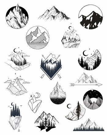 (17 Tattoos) Peaks