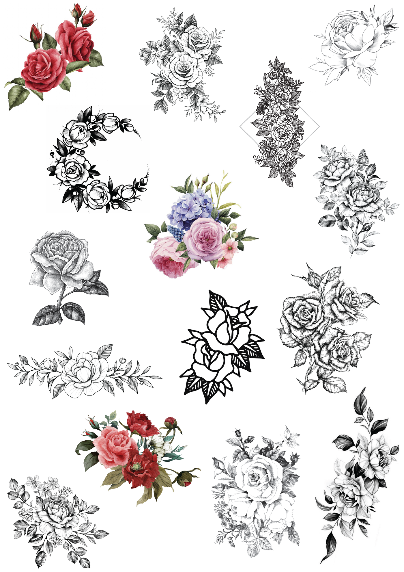 (15 Tattoos) Rose Garden