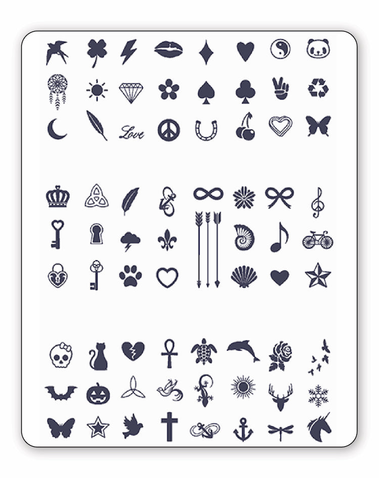 (70 Tattoos) Symbol Collection