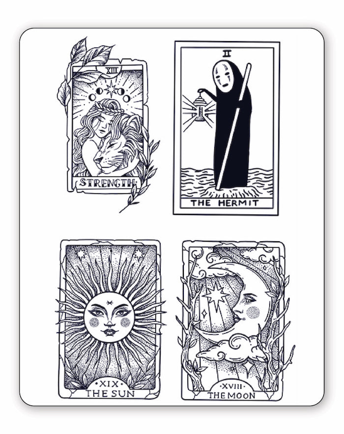 Tarot Cards SemiPermanent Tattoo EasyTatt™