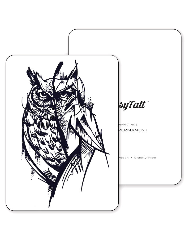 Wise Owl Semi Permanent Tattoo EasyTatt wise-owl-semi-permanent-tattoo-easytatt