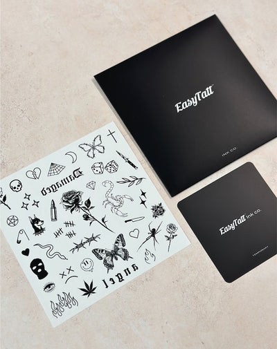 (40 tattoos) Badass Pack - Temporary Tattoos