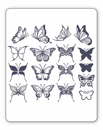(17 Tattoos) Butterfly Varieties - Semi-Permanent Tattoos