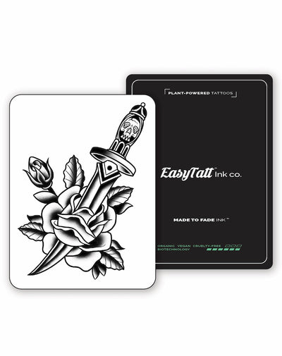 Dagger Rose - Semi-Permanent Tattoo