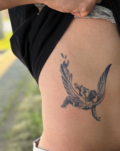 Fallen Angel - Semi-Permanent Tattoo