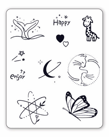 Happy - Semi-Permanent Tattoos