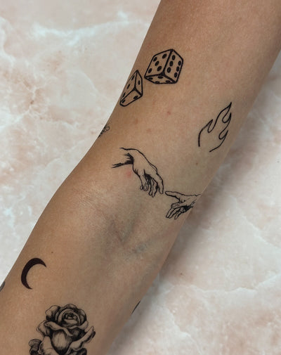 (45 Tattoos) Indecisive - Temporary Tattoos