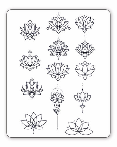 (13 Tattoos) Lotus Love