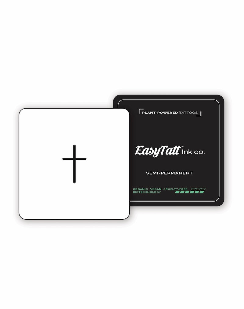 Minimal cross - Semi-Permanent Tattoo