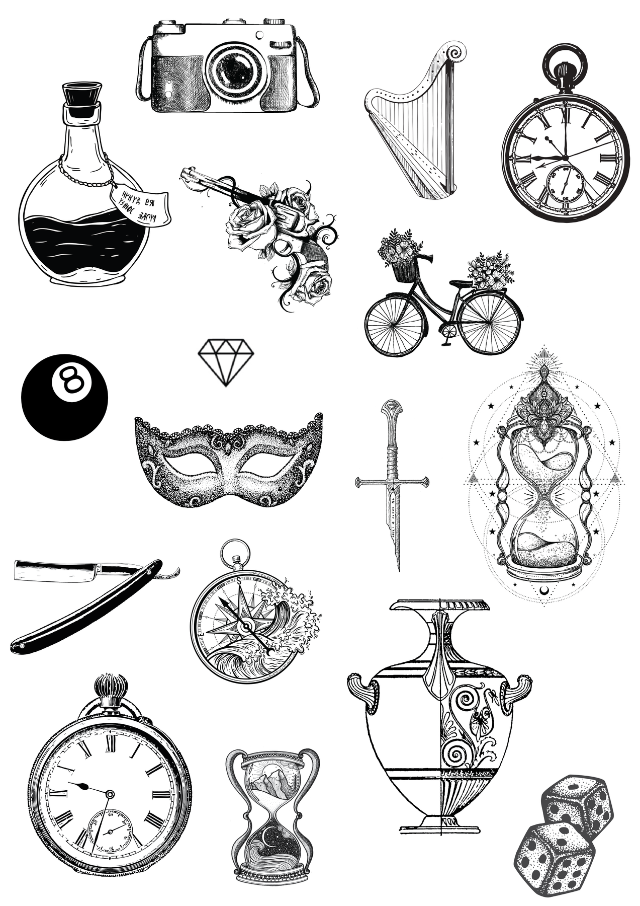 Treasure Chest Temporary Tattoos EasyTatt™