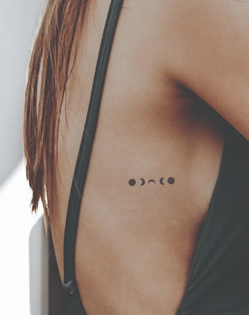 Moon Phases - Semi-Permanent Tattoo