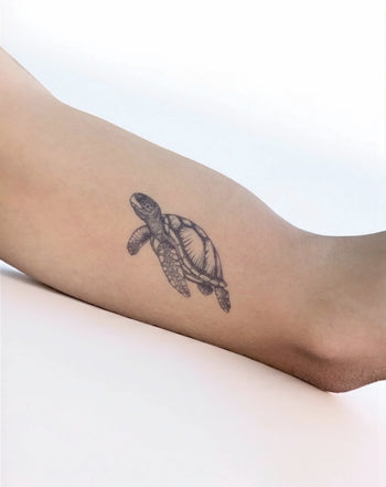 Sea Turtle - Semi-Permanent Tattoo