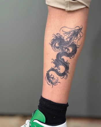 Soaring Dragon - Semi-Permanent Tattoo