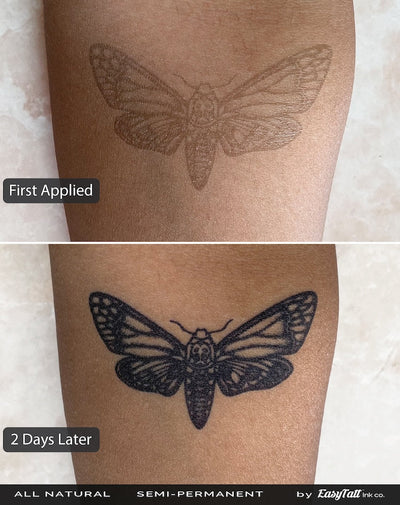 (2 Tattoos) Blossoming Butterflies