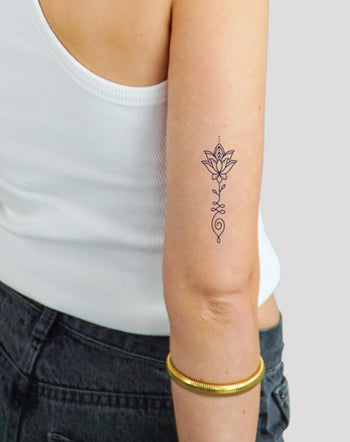Unalome - Semi-Permanent Tattoo